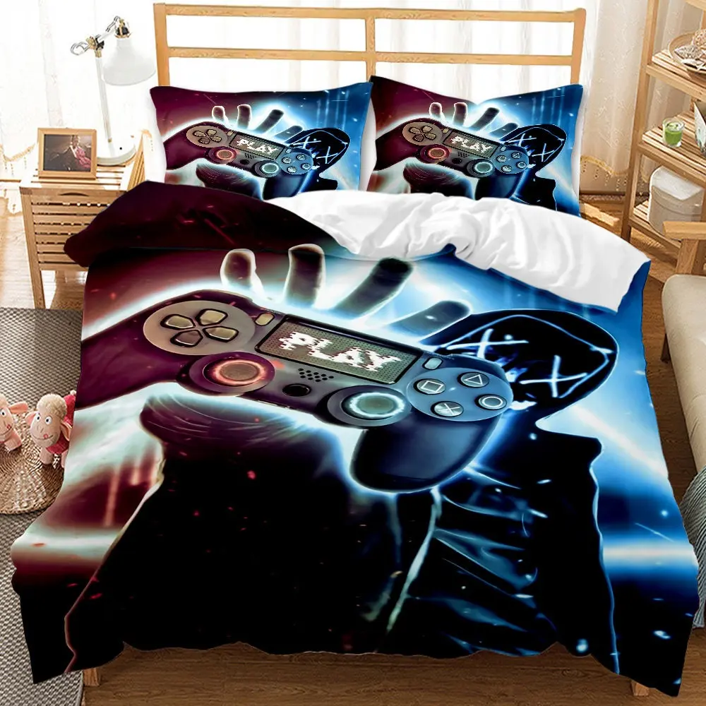 Boys Game Duvet Cover Set Video Game Bedding Set Gift For Your Girlfriend Boyfriend Gift For Love Gift For Friend Best Valentine Present Holiday Gift