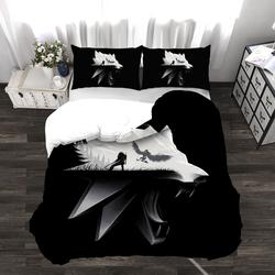 3D Wolf Duvet Cover Kids Moon and Trees Print Bedding Set Gift For Your Girlfriend Boyfriend Gift For Love Gift For Friend Best Valentine Present Holiday Gift