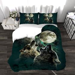 Wolf Theme Bedding Set Gift For Your Girlfriend Boyfriend Gift For Love Gift For Friend Best Valentine Present Holiday Gift