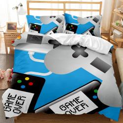 Colorful Gamepad Comforter Cover Twin Size Modern Gamers Bedding Set Gift For Your Girlfriend Boyfriend Gift For Love Gift For Friend Best Valentine Present Holiday Gift