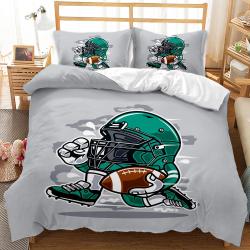 Sports Duvet Cover Set, Baseball Player Hitter Bedding Set Gift For Your Girlfriend Boyfriend Gift For Love Gift For Friend Best Valentine Present Holiday Gift