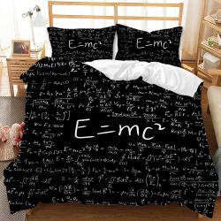 Mathematics Symbol Black Bedding Set Gift For Your Girlfriend Boyfriend Gift For Love Gift For Friend Best Valentine Present Holiday Gift