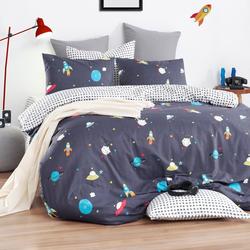 Single cotton space duvet cover Set Gift For Your Girlfriend Boyfriend Gift For Love Gift For Friend Best Valentine Present Holiday Gift