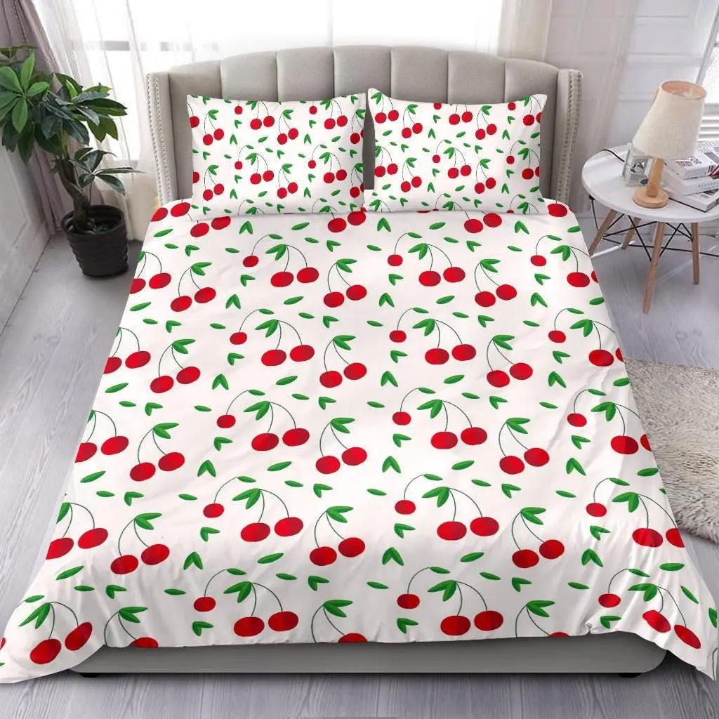 Cherry Bedding Set Gift For Your Girlfriend Boyfriend Gift For Love Gift For Friend Best Valentine Present Holiday Gift