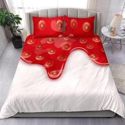 Strawberry Fruit Bedding Set Gift For Your Girlfriend Boyfriend Gift For Love Gift For Friend Best Valentine Present Holiday Gift