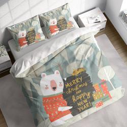 Bear Cat Gift Christmas Bedding Set Gift For Your Girlfriend Boyfriend Gift For Love Gift For Friend Best Valentine Present Holiday Gift
