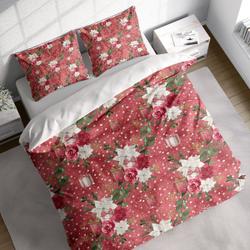 Snowflake Presents Christmas Bedding Set Gift For Your Girlfriend Boyfriend Gift For Love Gift For Friend Best Valentine Present Holiday Gift