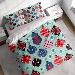 Bell Flower Pentagram Christmas Bedding Set Gift For Your Girlfriend Boyfriend Gift For Love Gift For Friend Best Valentine Present Holiday Gift