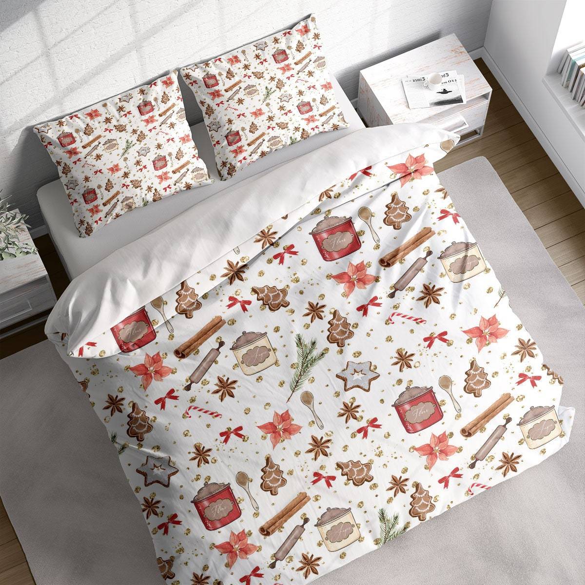 Holiday Dinner Spoon Christmas Bedding Set Gift For Your Girlfriend Boyfriend Gift For Love Gift For Friend Best Valentine Present Holiday Gift