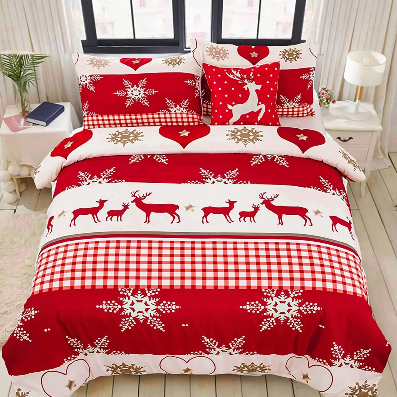 Christmas Bedding Set Gift For Your Girlfriend Boyfriend Gift For Love Gift For Friend Best Valentine Present Holiday Gift