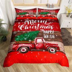 Handmade Watercolor Truck Bedding Set Gift For Your Girlfriend Boyfriend Gift For Love Gift For Friend Best Valentine Present Holiday Gift