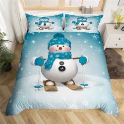 Snowman Bedding Set Gift For Your Girlfriend Boyfriend Gift For Love Gift For Friend Best Valentine Present Holiday Gift