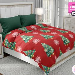 Rustic Christmas Bedding Set Gift For Your Girlfriend Boyfriend Gift For Love Gift For Friend Best Valentine Present Holiday Gift