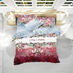 Magic Christmas Day with deer Bedding Set Gift For Your Girlfriend Boyfriend Gift For Love Gift For Friend Best Valentine Present Holiday Gift