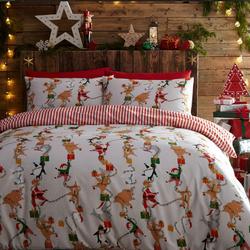 Santas workshop duvet cover set / singleGift For Your Girlfriend Boyfriend Gift For Love Gift For Friend Best Valentine Present Holiday Gift