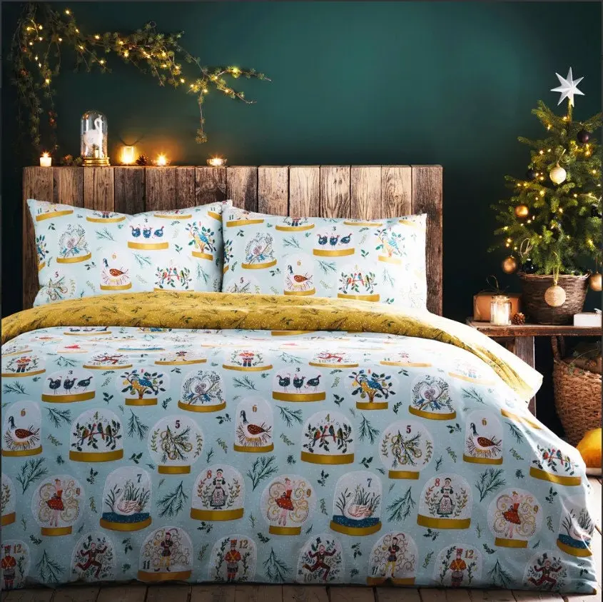 Twelve Days of Christmas Festive Bedding Set Gift For Your Girlfriend Boyfriend Gift For Love Gift For Friend Best Valentine Present Holiday Gift
