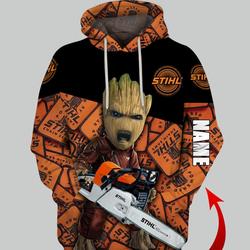 Groot Gift 3D Hoodie Personalized Unisex Hoodie