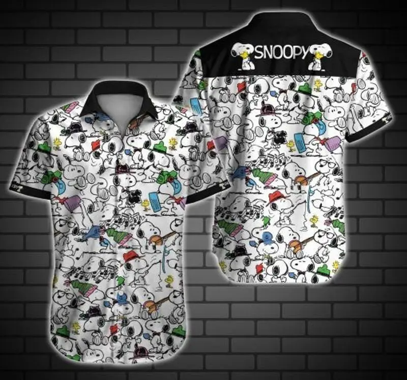 Snoopy Summer Time Hawaiian Shirt Gift For Your Girlfriend Boyfriend Gift For Love Gift For Friend Best Valentine Present Holiday Gift