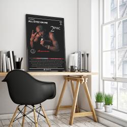 Tupac Poster | All Eyez on Me Poster Meaningful Gift For Family Gift For Boyfriend Valentine Gift Birthday Gift Holiday Gift