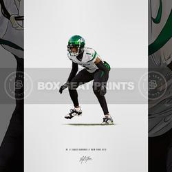Sauce Gardner Poster New York Jets Football Poster Meaningful Gift For Family Gift For Boyfriend Valentine Gift Birthday Gift Holiday Gift