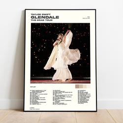 Taylor Glendale AZ, The Eras Tour, Night 2 Setlist Poster, Minimalist Poster Meaningful Gift For Family Gift For Boyfriend Valentine Gift Birthday Gift Holiday Gift