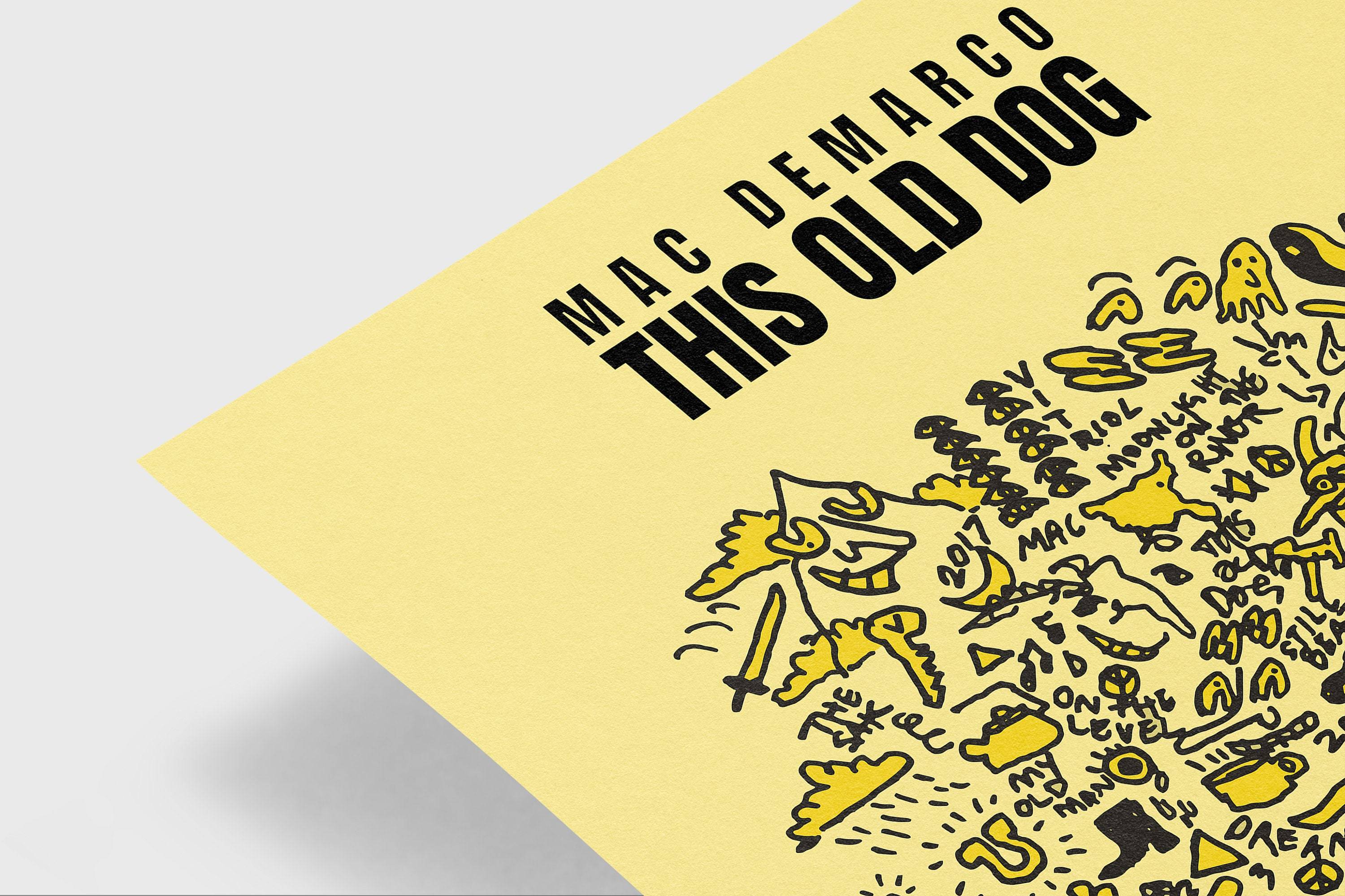 Mac DeMarco 'This Old Dog' Album Poster Meaningful Gift For Family Gift For Boyfriend Valentine Gift Birthday Gift Holiday Gift