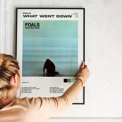 Foals Poster, What Went Down Poster Meaningful Gift For Family Gift For Boyfriend Valentine Gift Birthday Gift Holiday Gift