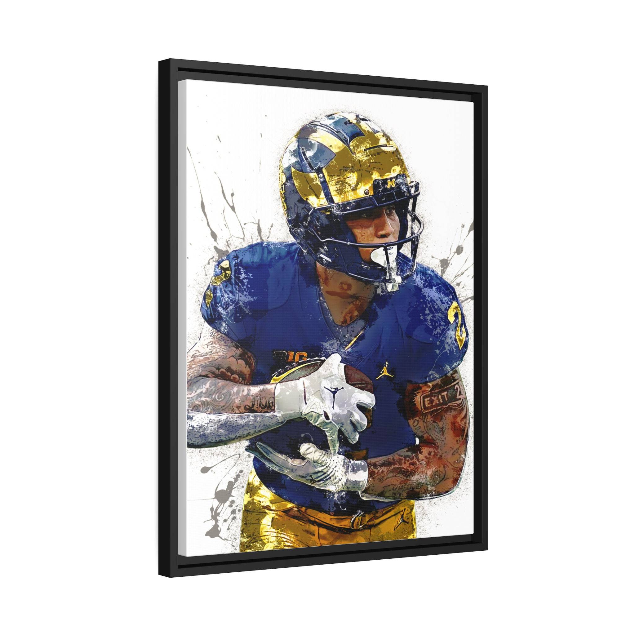 Blake Corum Poster, Michigan Wolverines, Football Poster Meaningful Gift For Family Gift For Boyfriend Valentine Gift Birthday Gift Holiday Gift