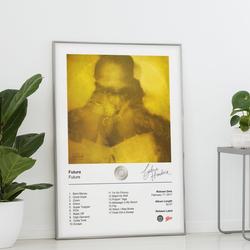 Future Poster - Future Album Cover Poster Print - Future Hendrix Poster Print - Wall Art - Home Decor - Music Gift Meaningful Gift For Family Gift For Boyfriend Valentine Gift Birthday Gift Holiday Gift