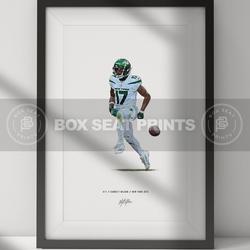 Garrett Wilson Poster New York Jets Poster Meaningful Gift For Family Gift For Boyfriend Valentine Gift Birthday Gift Holiday Gift