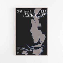 2023 Suga's World Tour Vintage Print - Agust D Tour Concert Poster Meaningful Gift For Family Gift For Boyfriend Valentine Gift Birthday Gift Holiday Gift