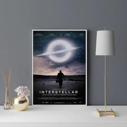 Interstellar Movie Poster And Prints Living Room Wall Art Pictures Home Decor Meaningful Gift For Family Gift For Boyfriend Valentine Gift Birthday Gift Holiday Gift