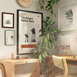 Mid Century Modern Star Wars - The Empire Strikes Back Posters Meaningful Gift For Family Gift For Boyfriend Valentine Gift Birthday Gift Holiday Gift