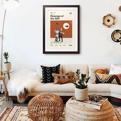 Mid Century Modern Star Wars - Revenge of the Sith Poster Meaningful Gift For Family Gift For Boyfriend Valentine Gift Birthday Gift Holiday Gift