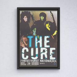 The Cure Belgium 1985 Concert Poster Meaningful Gift For Family Gift For Boyfriend Valentine Gift Birthday Gift Holiday Gift