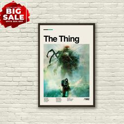 The Thing Movie Poster Meaningful Gift For Family Gift For Boyfriend Valentine Gift Birthday Gift Holiday Gift