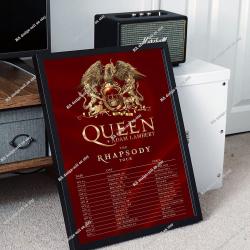 Queen + A.dam L.ambert Tour 2023 Poster Meaningful Gift For Family Gift For Boyfriend Valentine Gift Birthday Gift Holiday Gift