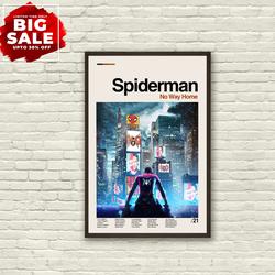 Spiderman No Way Home - Spider Man Poster Meaningful Gift For Family Gift For Boyfriend Valentine Gift Birthday Gift Holiday Gift