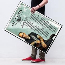 Aaron Lewis The Acoustic Tour Date 2023 Poster Meaningful Gift For Family Gift For Boyfriend Valentine Gift Birthday Gift Holiday Gift