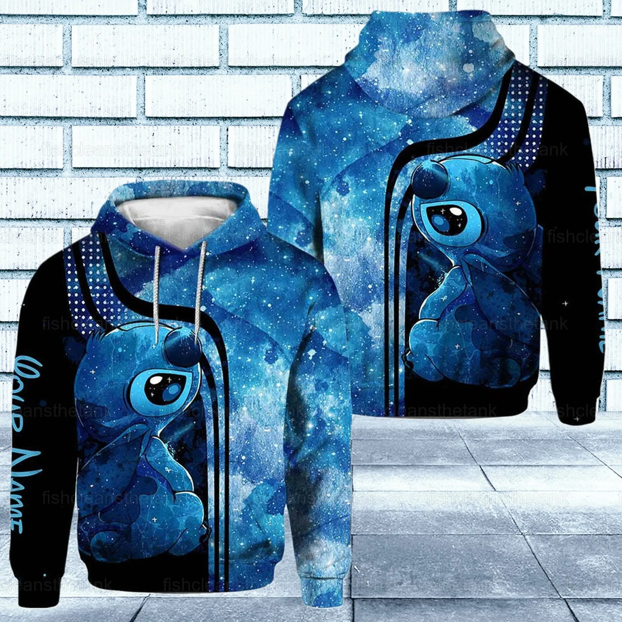 Personalized Stitch Hoodie, Disney Cute Stitch Hoodie
