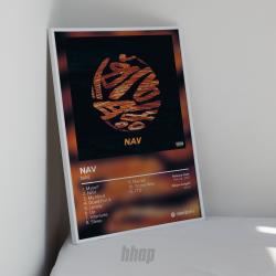NAV - Album Cover Poster- Nav Rapper Poster Meaningful Gift For Family Gift For Boyfriend Valentine Gift Birthday Gift Holiday Gift