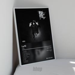 Yeat - Lyfe - Album Cover Poster- Hip Hop Wall Art - Yeat Rapper Print Meaningful Gift For Family Gift For Boyfriend Valentine Gift Birthday Gift Holiday Gift
