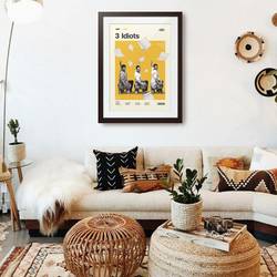 Mid Century Modern 3 Idiots Posters Meaningful Gift For Family Gift For Boyfriend Valentine Gift Birthday Gift Holiday Gift