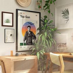 Mid Century Modern Top Gun Posters, Retro Movie Print, Modern Vintage Movie Poster Meaningful Gift For Family Gift For Boyfriend Valentine Gift Birthday Gift Holiday Gift