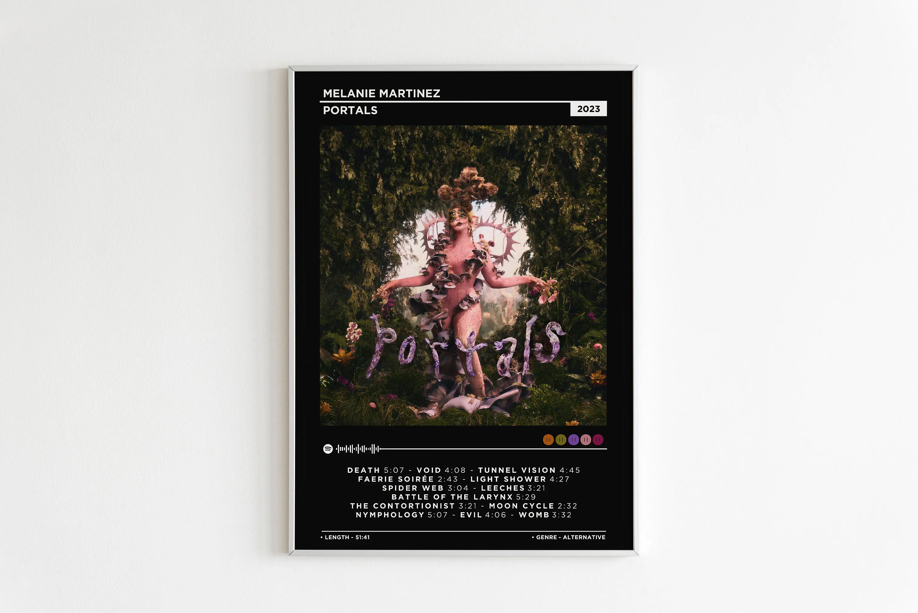Melanie Martinez - Portals Album Poster / Melanie Martinez Merch Meaningful Gift For Family Gift For Boyfriend Valentine Gift Birthday Gift Holiday Gift
