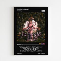 Melanie Martinez - Portals Album Poster / Melanie Martinez Merch Meaningful Gift For Family Gift For Boyfriend Valentine Gift Birthday Gift Holiday Gift