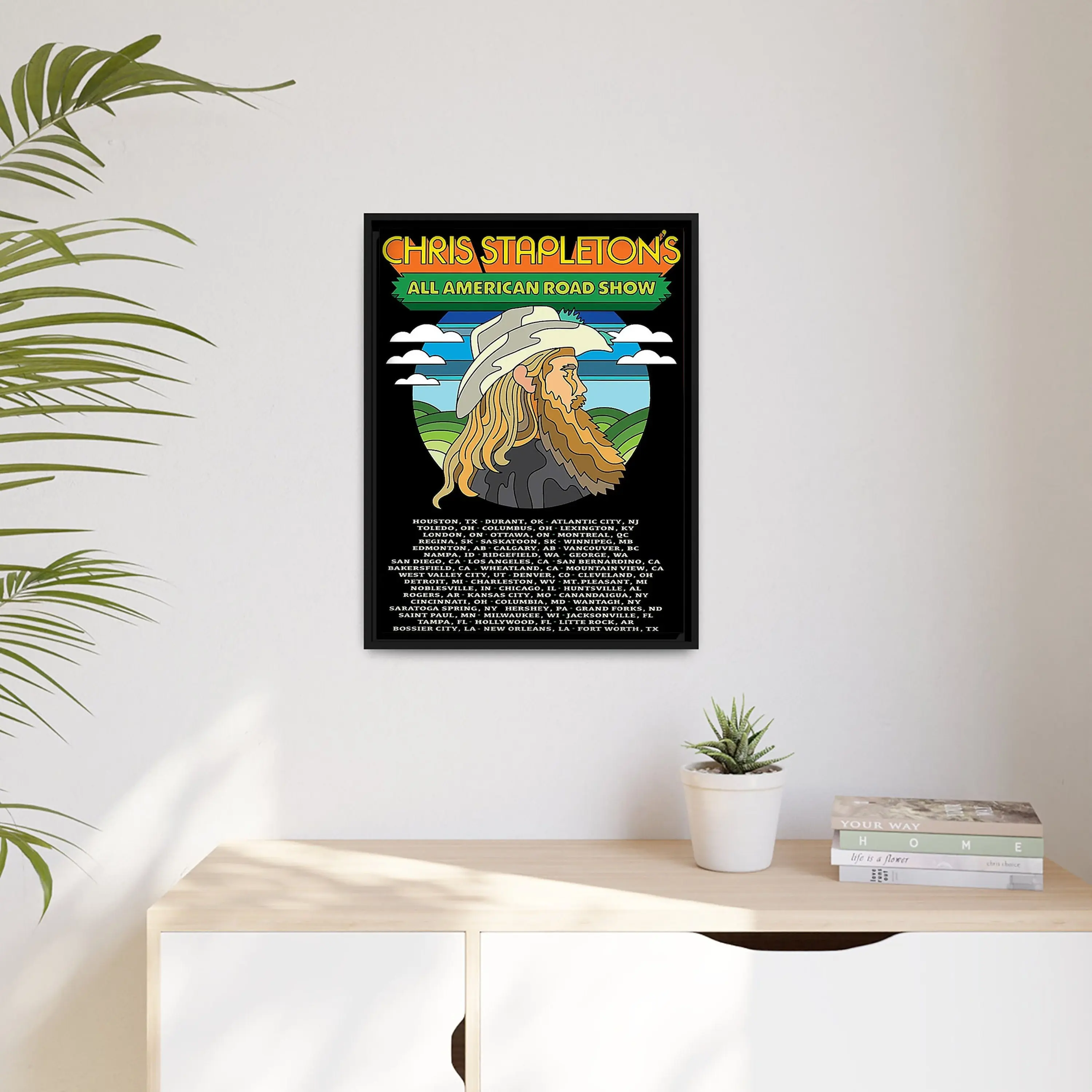 Chris Stapleton American Road Show 2022 Tour Poster Meaningful Gift For Family Gift For Boyfriend Valentine Gift Birthday Gift Holiday Gift
