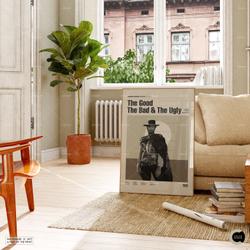 The Good The Bad The Ugly, Vintage Inspired Movie, Retro Modern, Vintage Inspired Poster Meaningful Gift For Family Gift For Boyfriend Valentine Gift Birthday Gift Holiday Gift