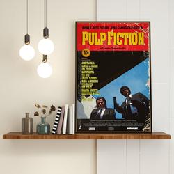 Pulp Fiction Poster Meaningful Gift For Family Gift For Boyfriend Valentine Gift Birthday Gift Holiday Gift
