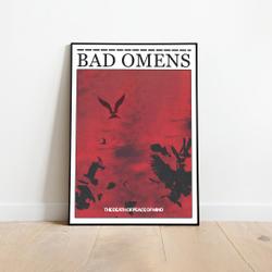 Bad Omens Poster Meaningful Gift For Family Gift For Boyfriend Valentine Gift Birthday Gift Holiday Gift